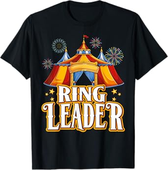 Circus ringleader Carnival Crew Party themed kids boys girls T-Shirt