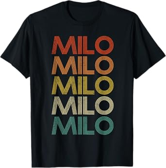 Milo Vintage Retro T-Shirt