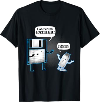 "I am your father" Floppy Disk & USB funny shirt T-Shirt