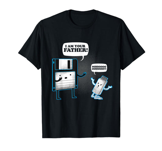 "I am your father" Floppy Disk & USB funny shirt T-Shirt