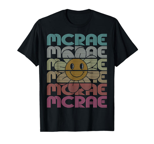 Retro McRae Frist Name I Love McRae 80's Vintage T-Shirt