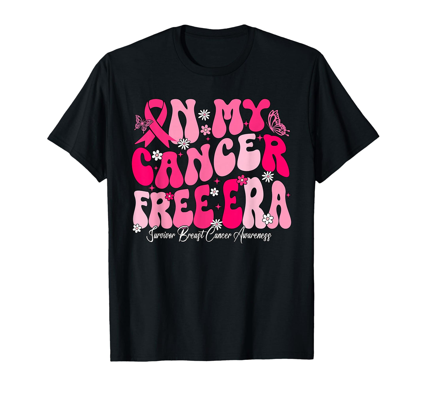In My Cancer Free Era Survivor Breast Cancer Awareness T-Shirt
