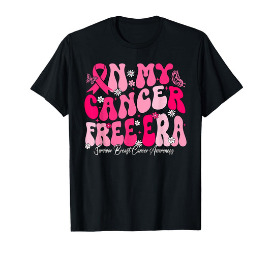 In My Cancer Free Era Survivor Breast Cancer Awareness T-Shirt