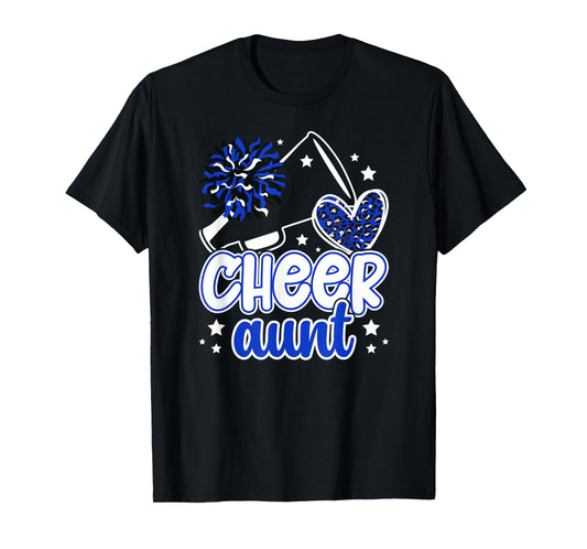 Cheer Aunt Of A Cheerleader Auntie Cheerleading Aunt T-Shirt