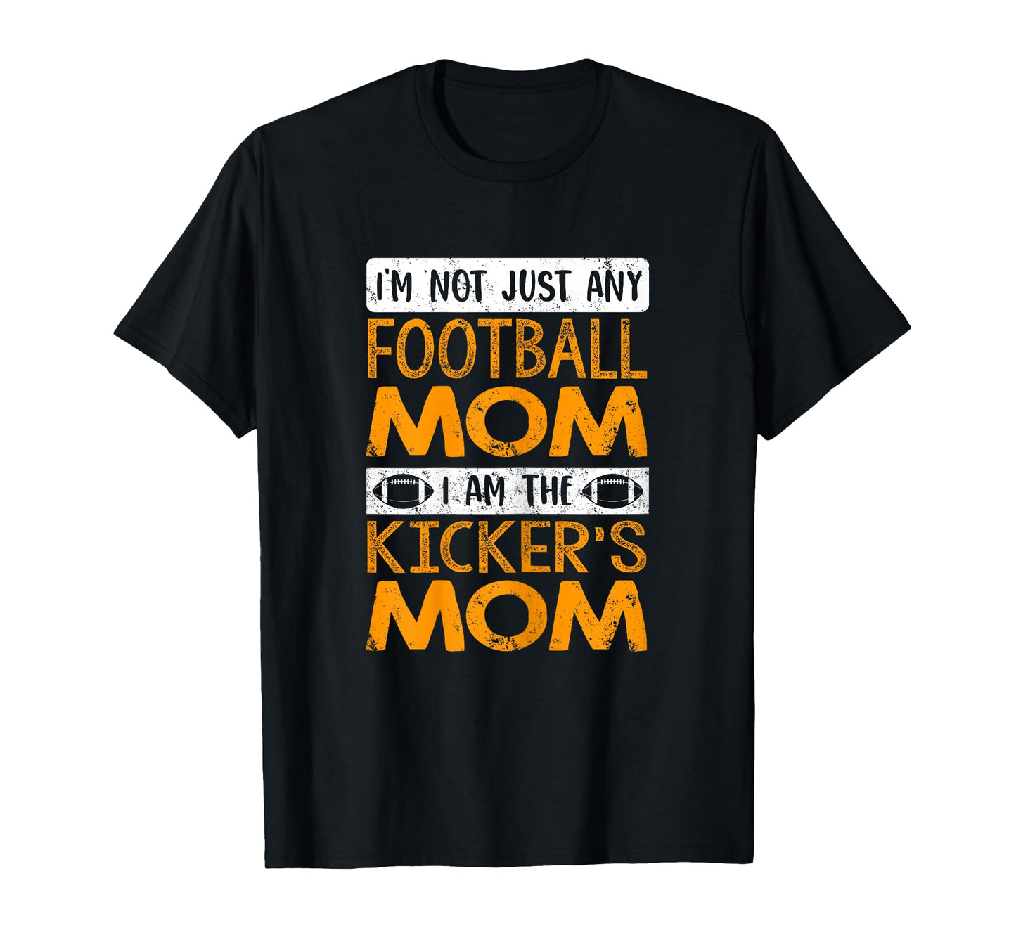 Funny Football Lover Graphic Mom Football Kicker T-Shirt