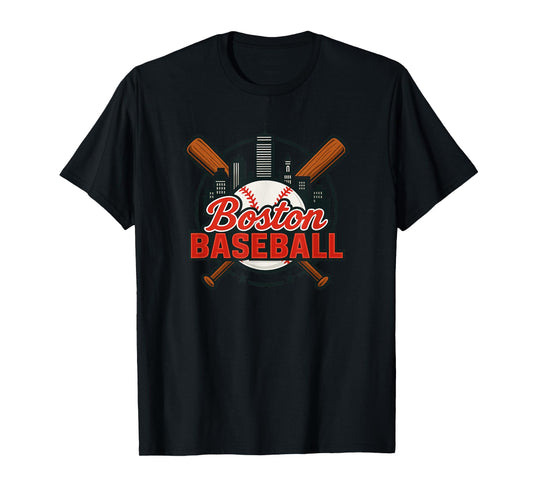 Baseball Fan Design Tee for Man and Woman, Boston Baseball T-Shirt