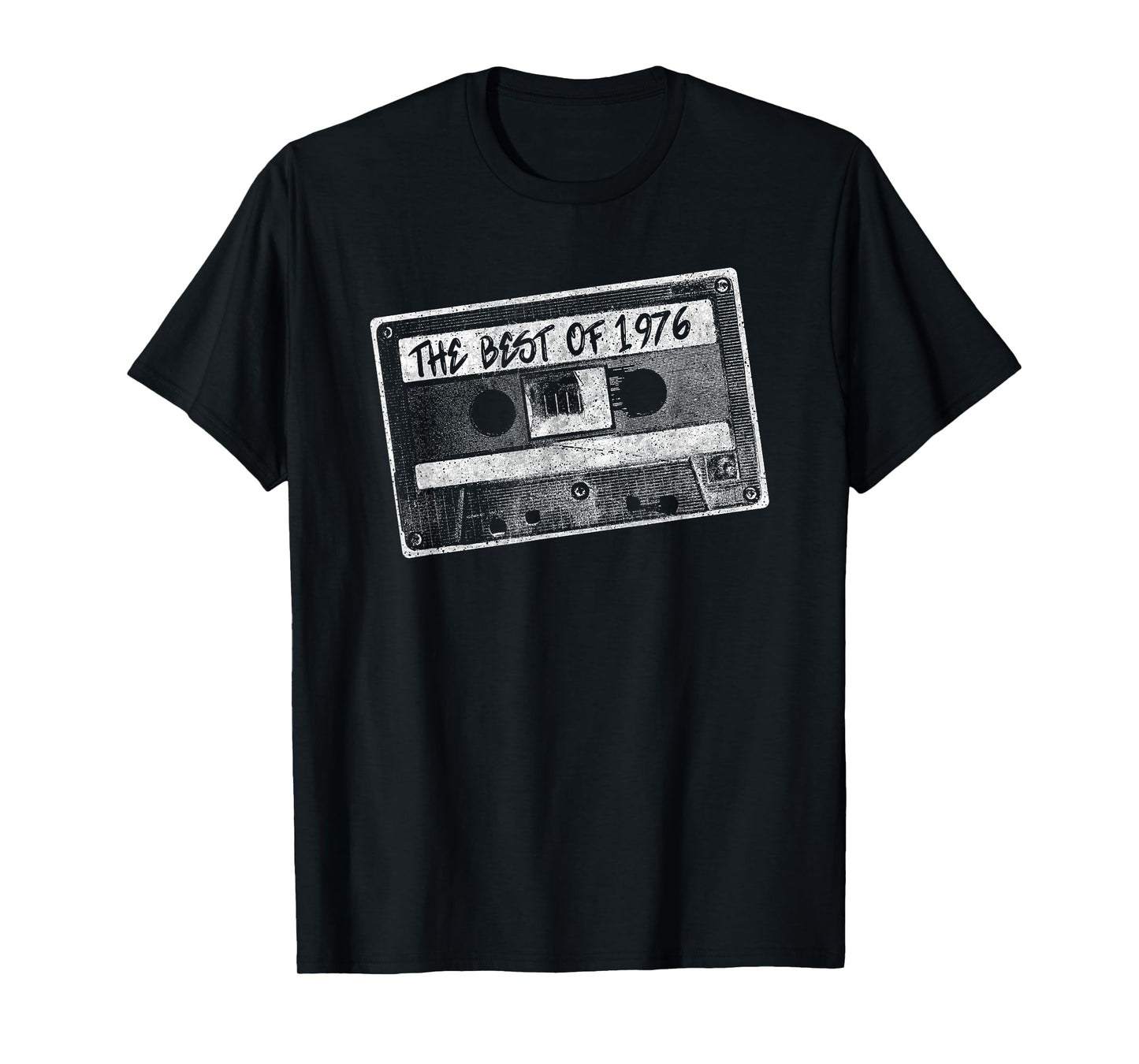 Vintage Cassette Tape Shirt Best of 1976 Born Birthday Gift T-Shirt
