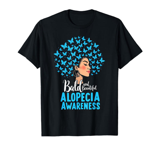 Alopecia Hair Loss Alopecia Areata Awareness T-Shirt