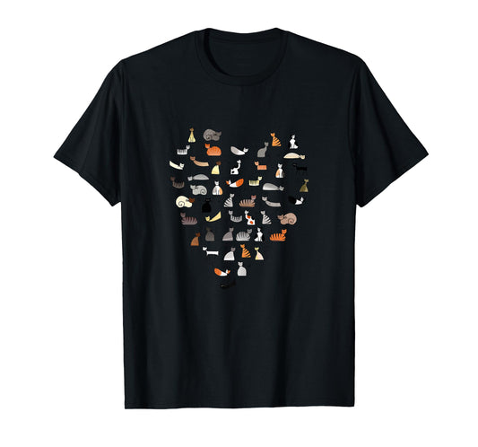 50 Cats Fifty Multicolor Cats women's T-Shirt