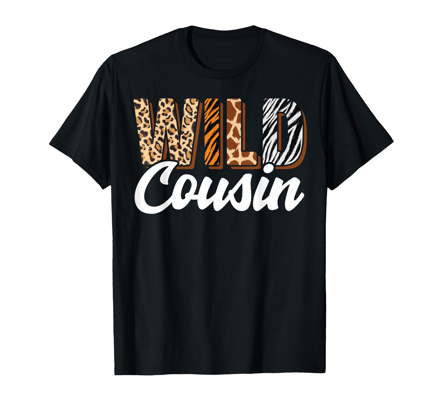 Wild Cousin Zoo Born Two be Wild B-day Safari Jungle Animal T-Shirt