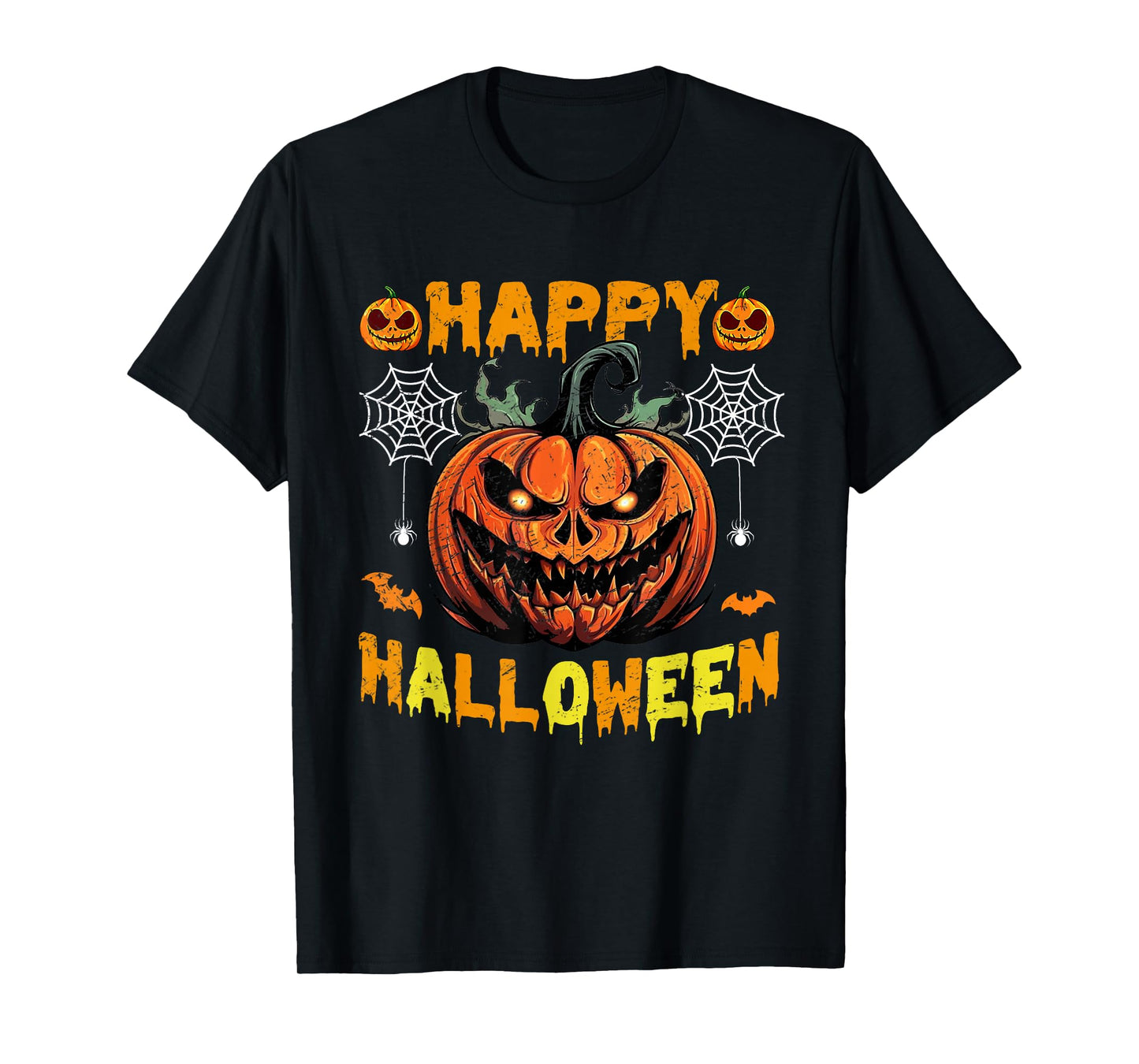 Funny Halloween Trick Or Treat Pumpkin Happy Halloween 2025 T-Shirt