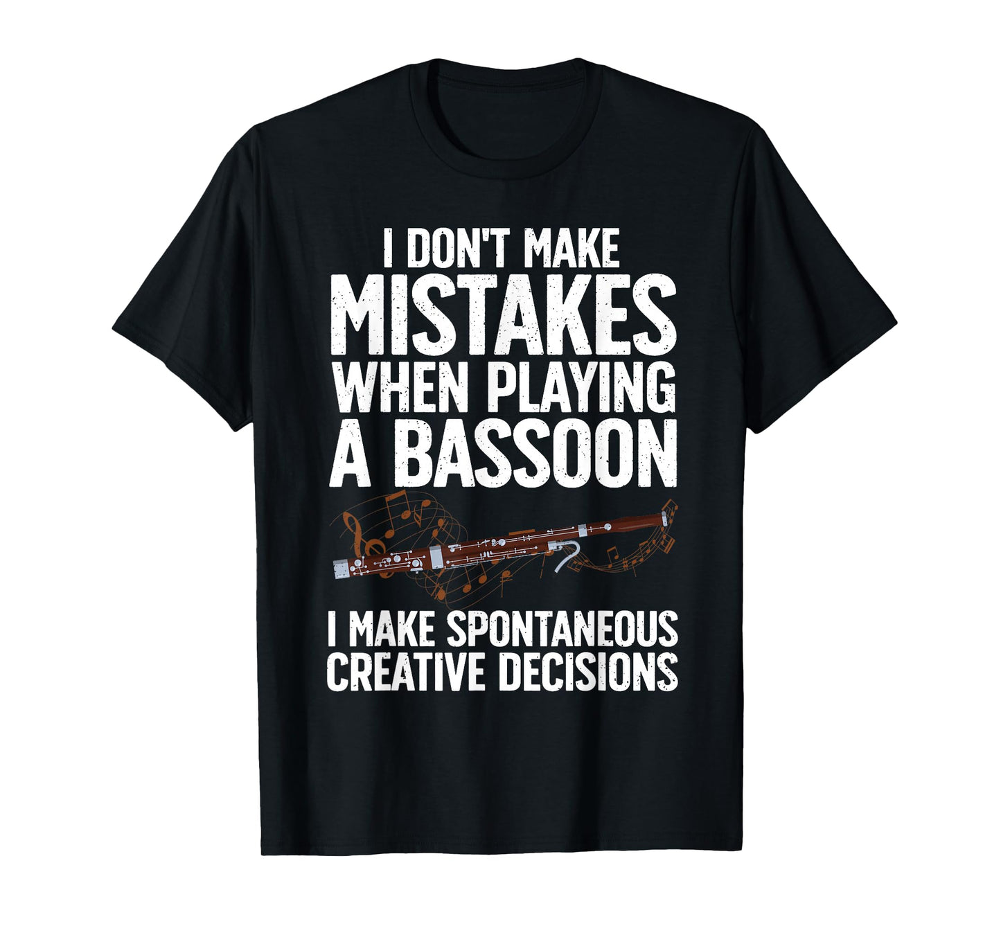 Cool Bassoon Art For Men Women Bassoonist Bassoon Player T-Shirt