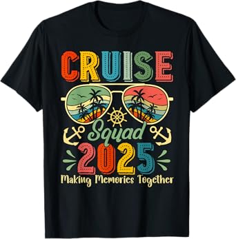 Cruise Squad 2025 Summer Vacation Matching Family Group T-Shirt