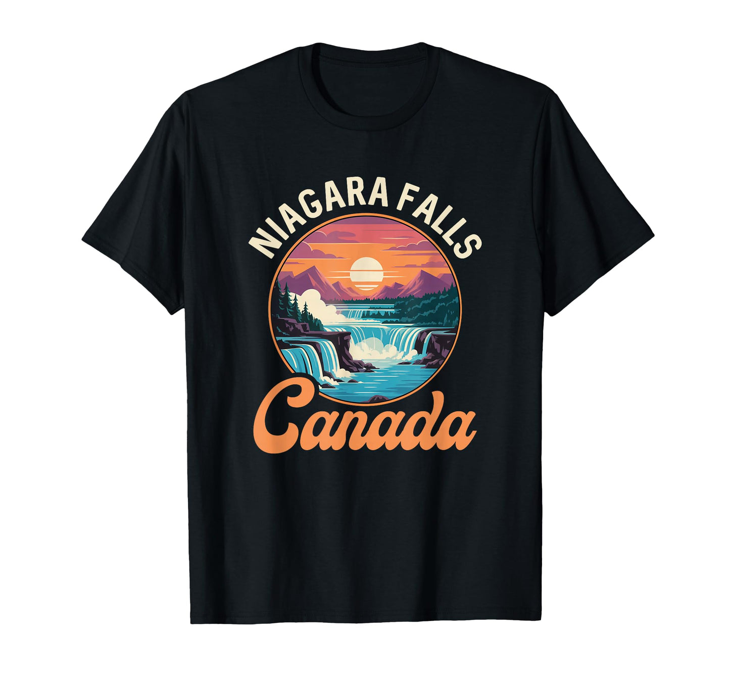 Niagara Falls Canada Retro Family Vacation Trip Men Women T-Shirt