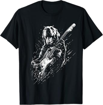 Labrador Retriever Dog Playing Electric Guitar Rock Dog Dad T-Shirt for Men Women Kids
