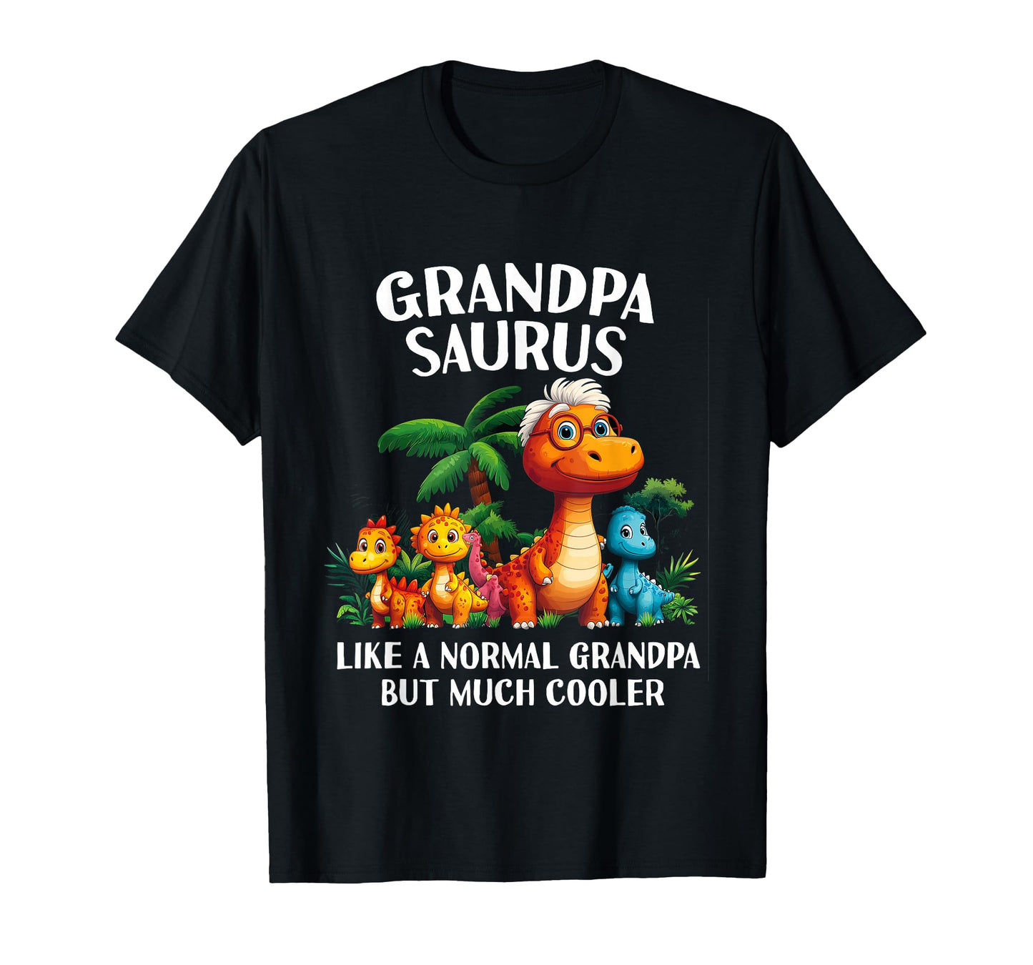 Grandpasaurus Grandpa Saurus Grandfather Men Matching Family T-Shirt