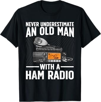 Ham Radio Art For Grandpa Men Amateur Radio Ham Operator T-Shirt