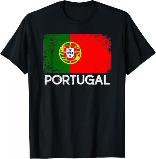 Portuguese Flag | Vintage Made In Portugal Gift T-Shirt