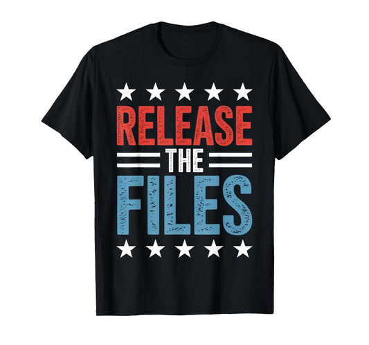 Release The Files US Flag Vintage T-Shirt