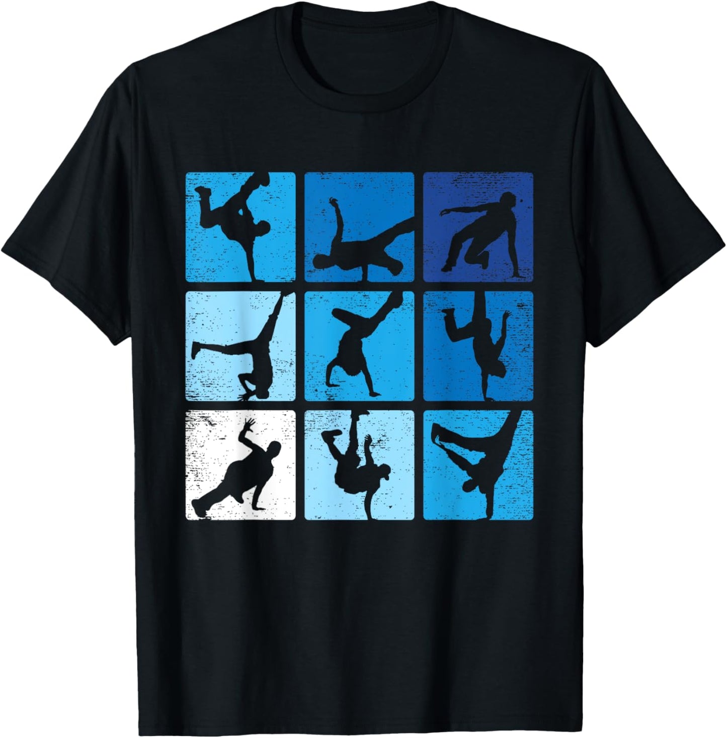 Hip Hop Break dance poses Retro Vintage Gift T-Shirt