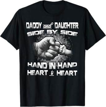 Daddy Daughter Fist Bump Matching Father's Day Best Dad T-Shirt