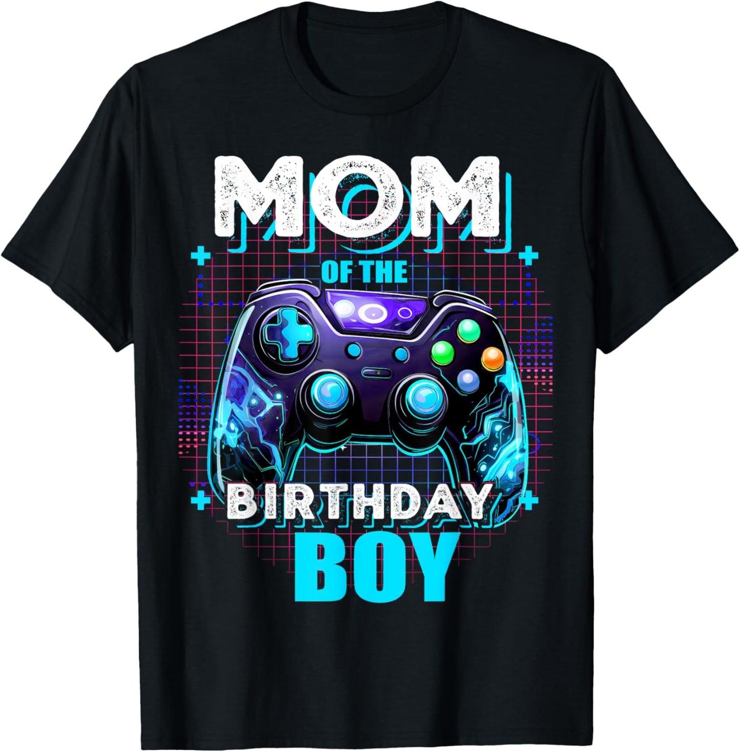 Mom of the Birthday Boy Matching Video Game Birthday Party T-Shirt