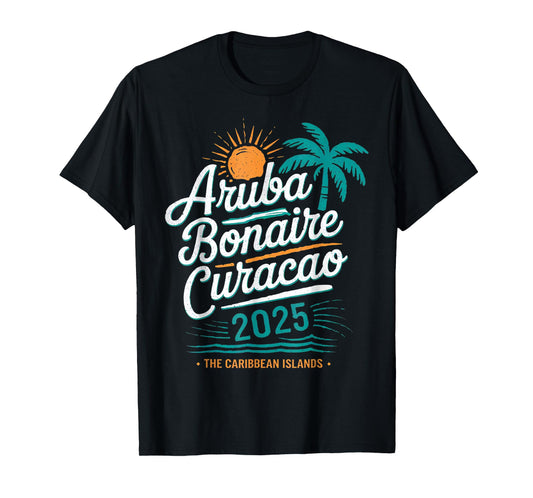 ABC Islands Aruba Bonaire Curaçao Cruise Vacation 2025 T-Shirt