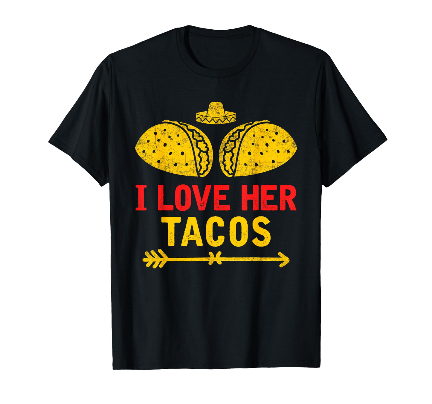 I Love Her Tacos Couple Shirt Cinco De Mayo T-Shirt