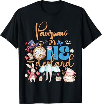 Alice Pawpaw in ONEderland Birthday Family T-Shirt