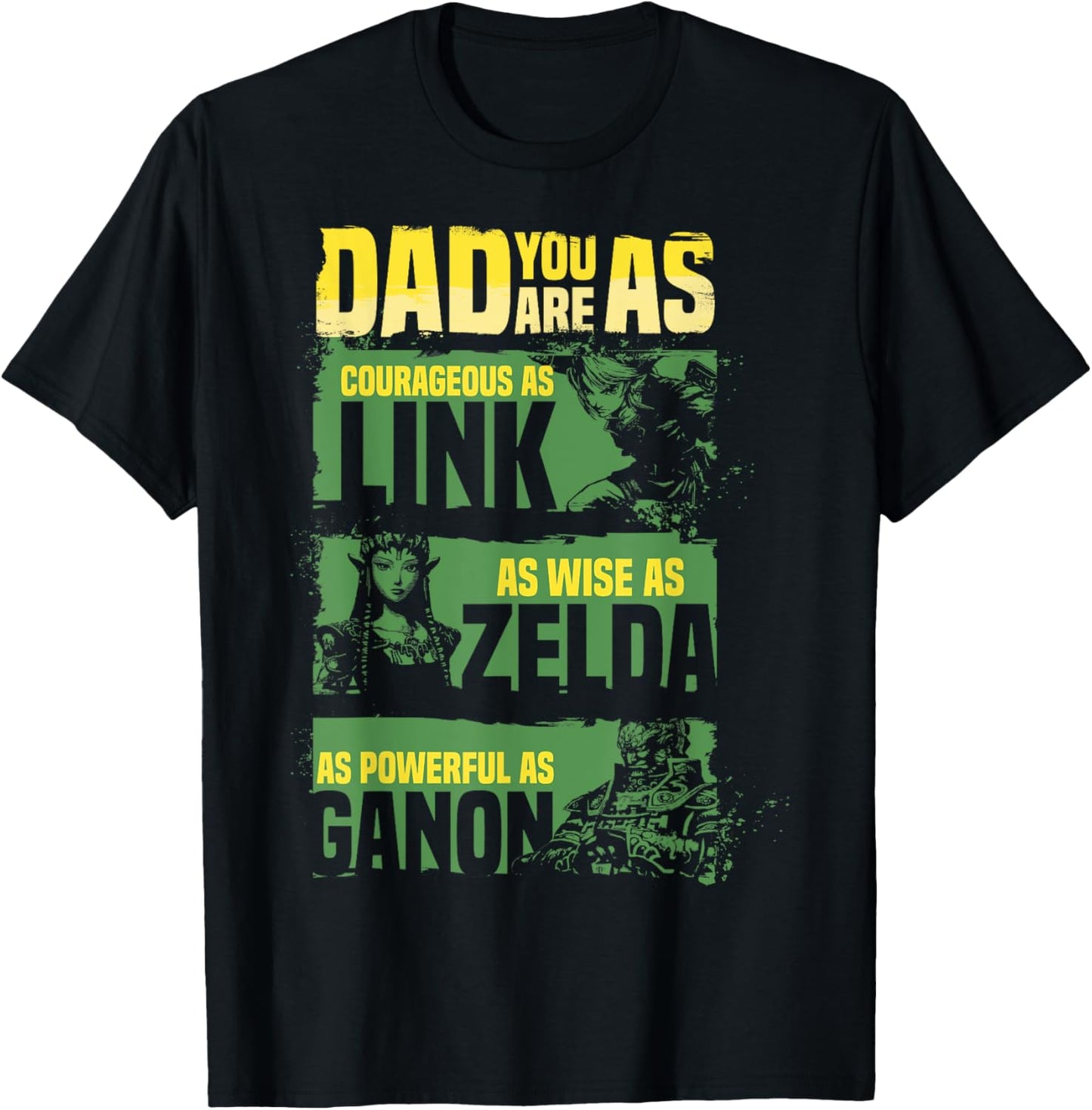 Nintendo Legend Of Zelda Dad Relates To Game Graphic T-Shirt T-Shirt