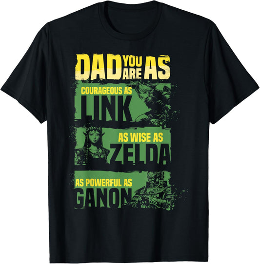 Nintendo Legend Of Zelda Dad Relates To Game Graphic T-Shirt T-Shirt