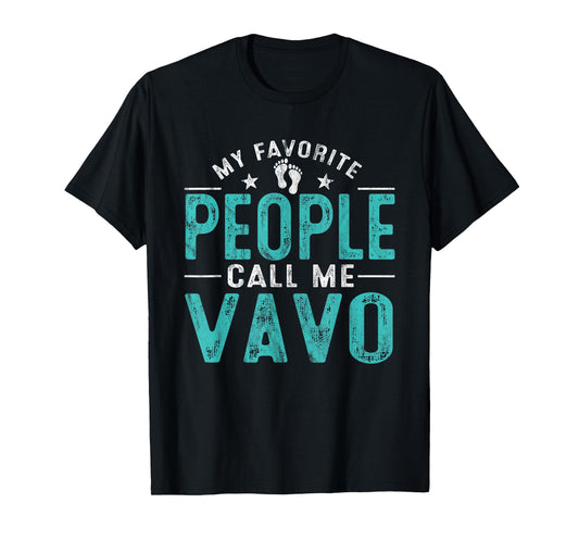 My Favorite People Call Me Vavo Vintage Funny Vavo Father T-Shirt