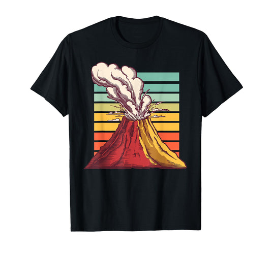 Cool Volcano Art For Men Women Kids Geology Volcano Lover T-Shirt