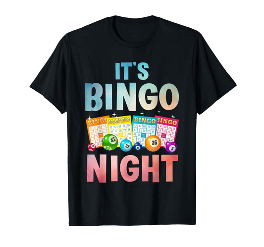 Cool Bingo Night Art for Men Women Bingo Lover Bingo Player T-Shirt