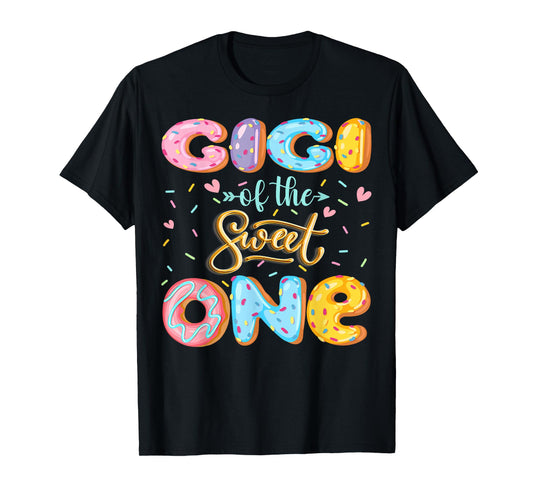 Gigi Of The Sweet One 1St Birthday Girl Donut Lover T-Shirt