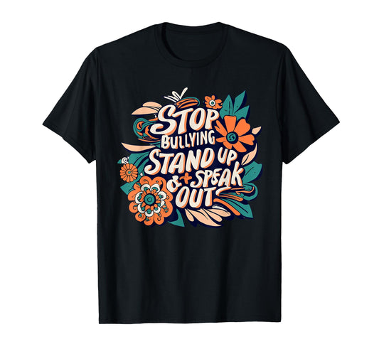 Stop Bullying Stand Up And Speak Out Anti-Bullying Unity T-Shirt
