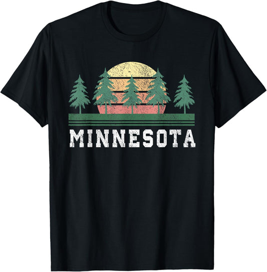 Minnesota MN Retro Vintage Gift Men Women Kids T-Shirt