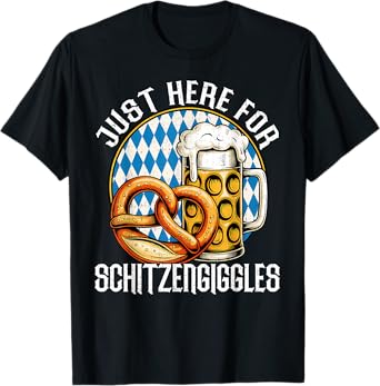 Happy Oktoberfest Beer Pretzel Pumpkin Festive Men Women T-Shirt