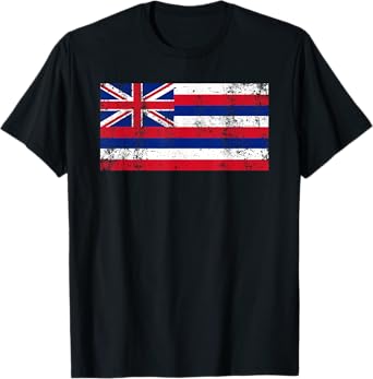 State of Hawaii Flag Hawaiian Flag Island Shirt Hawaii Love T-Shirt