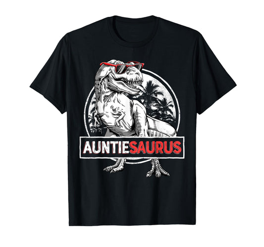 Auntiesaurus T rex Dinosaur Auntie Saurus Family Matching T-Shirt