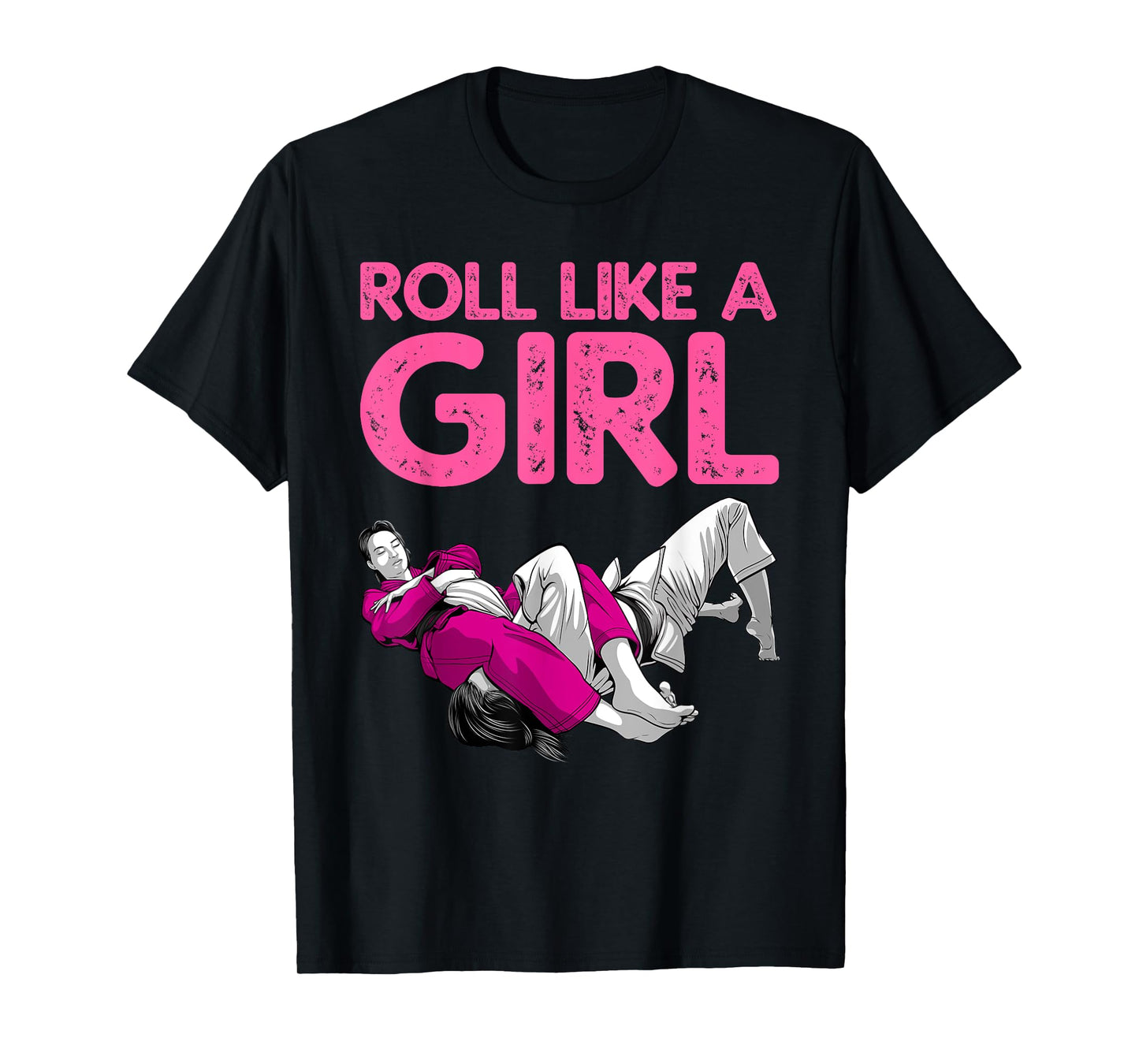 Funny Jiu Jitsu Art For Women Girls Kids Brazilian Jiu Jitsu T-Shirt