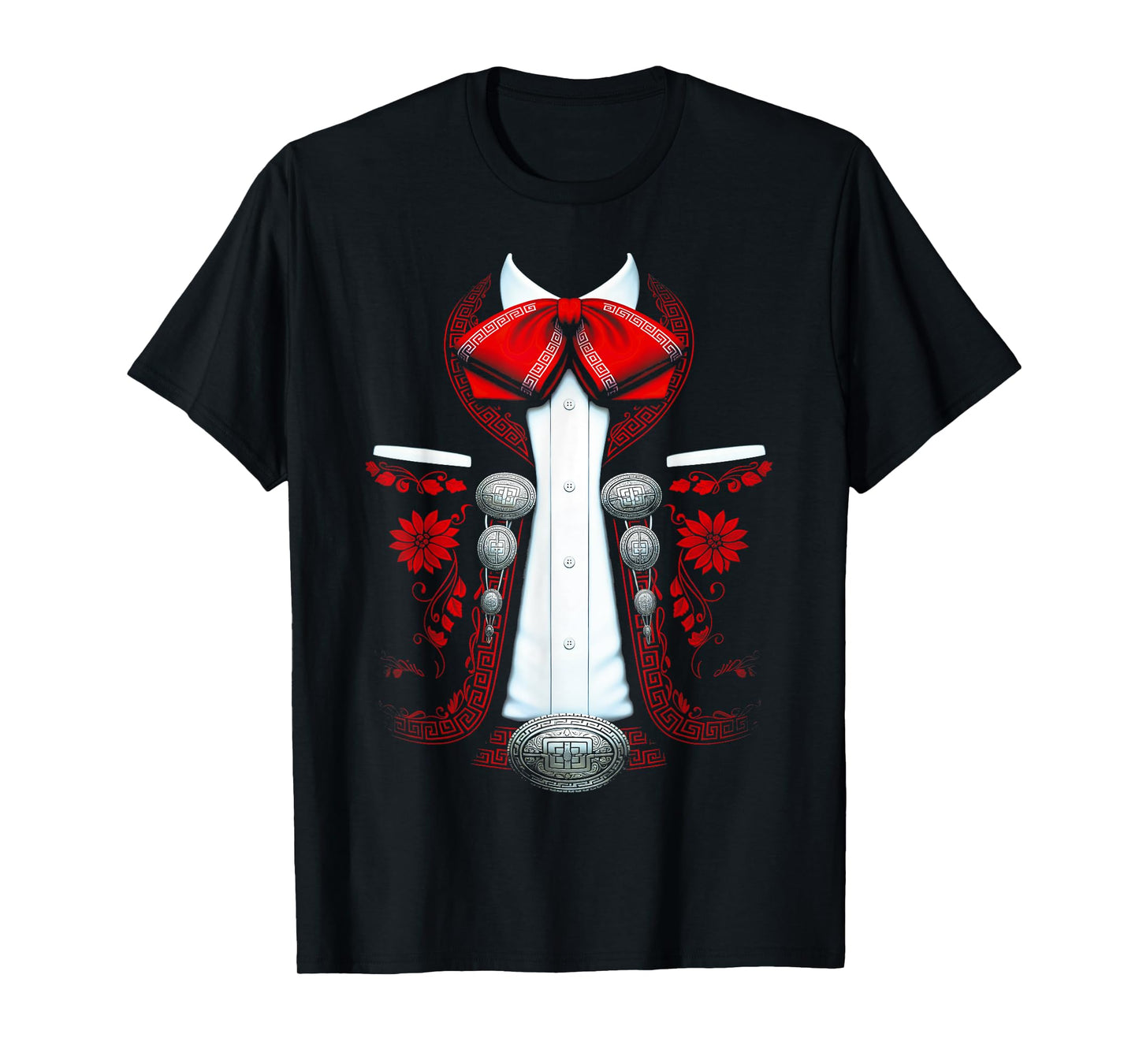 Mexican Mariachi Costume Funny Mexican Charro T-Shirt