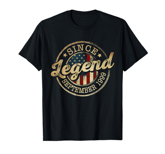Legend Since September 1999 Vintage 26th Birthday Classic T-Shirt
