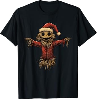 Funny Christmas Scarecrow T-Shirt
