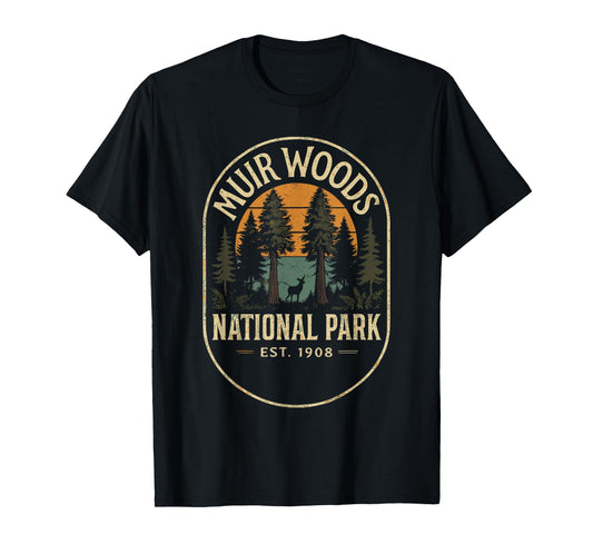 Muir Woods 1908 Shirt Vintage Redwood Shirt National Park T-Shirt