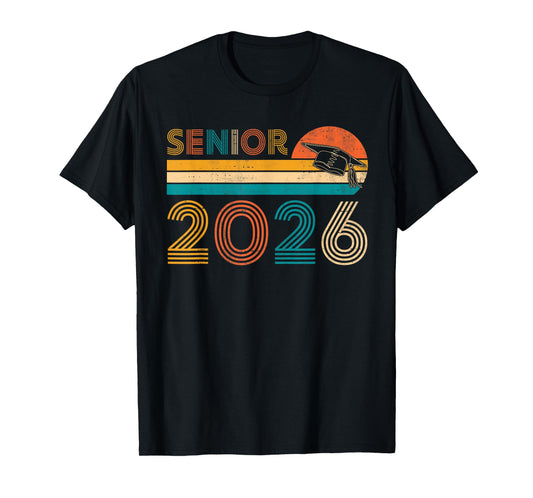 Vintage Senior 2026 Graduate Class of 2026 Graduation Grad T-Shirt
