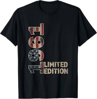 64th Birthday Gift men Vintage born 1961 turning 64 Year Old T-Shirt