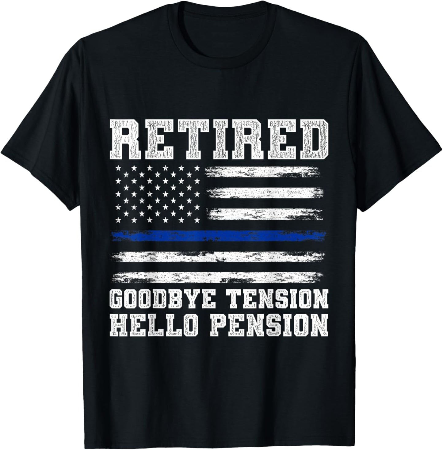Retired Policeman Funny Sheriff Retirement Gift Police T-Shirt