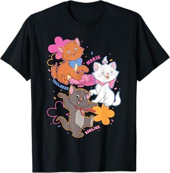 Disney The Aristocats Marie Tolouse And Berlioz Group Shot T-Shirt