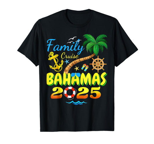 Bahamas Cruise 2025 Family Friends Group Vacation Matching T-Shirt